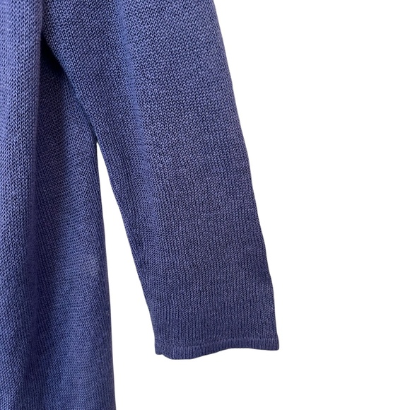 J Jill Long Length Duster Open Front Cardigan Womens XL Linen Blend Lagenlook - Picture 7 of 16